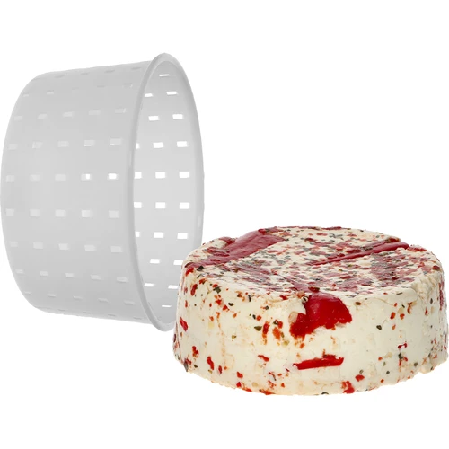 Käseform Zylinder 13 x 7 cm für 800 g - 5 ['Käseform', ' Zylinderform', ' Käse', ' hausgemachter Käse', ' Käseformen', ' hausgemachter Käse', ' Form für Käse', ' Käseherstellung', ' wie macht man Käse', ' für Käse', ' Labkäse']