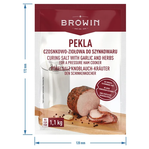 Knoblauch-Kräuter-Pökelmischung für den Schinkenkocher, 100 g - 5 ['Pökelmischung', ' Pökeln', ' Pökelmischung für Schinken', ' Pökelmischung für den Schinkenkocher', ' ', ' Pökelmischung für Fleisch', ' Pökelsalz', ' Lake für das Pökeln von Fleisch', ' Lake für das Pökeln von Fleisch', ' Rezept', ' Trockenpökeln']