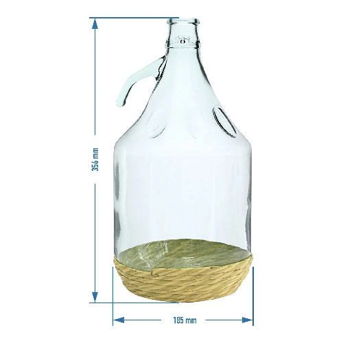 Korbflasche 5 l Dame in einem Geflecht - 2 ['Weinballon', ' Ballon für Wein', ' Weinflasche', ' Flasche für Wein', ' Ballon für Wein 50 l', ' Ballon für Wein 50 l Castorama', ' Wein Ballon', ' Wein Ballon Castorama', ' Weinballon in Bast', ' Weinballon im Bastkorb ']