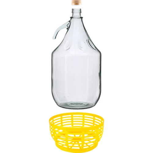 Korbflasche 5 L, Dame mit einem Schraubverschluss - 2 ['Weinballon', ' Ballon für Wein', ' Weinflasche', ' Flasche für Wein', ' Ballon für Wein 50 l', ' Ballon für Wein 50 l Castorama', ' Wein Ballon', ' Wein Ballon Castorama', ' Weinballon in Bast', ' Weinballon im Bastkorb ']