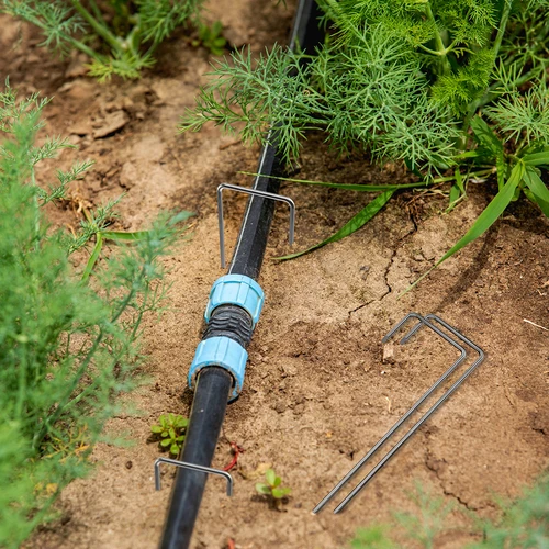 L-Bodenanker für Agrofaser, Stahl - 100 Stück - 10 ['für die Befestigung von Agrofasern', ' Bodenanker für Agrofaser', ' Erdanker für Agrofaser', ' L-Bodenanker', ' für Maulwurfsnetze', ' Bolzen für Agrofaser']