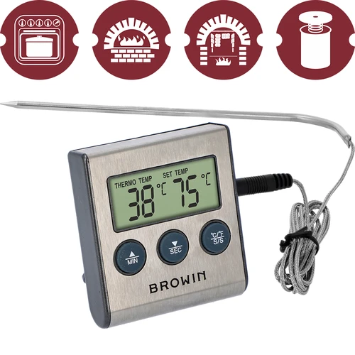 Lebensmittelthermometer mit Sonde (0°C bis 250°C