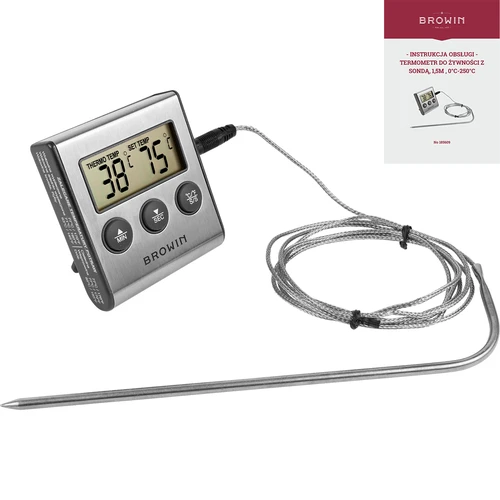 Lebensmittelthermometer mit Sonde (0°C bis 250°C) (küchenthermometer) -  symbol:185609