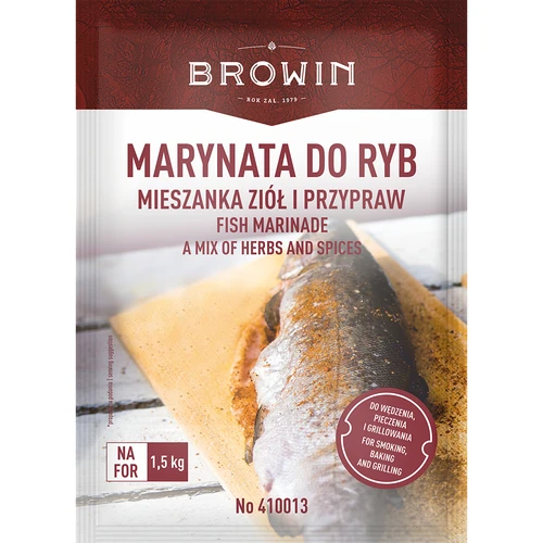 Marinade für Fische. Kräuter-Gewürzmischung, 120 g  - 1 ['Fischgewürze', ' konservierungsmittelfreie Gewürze', ' natürliche Kräuter und Gewürze']