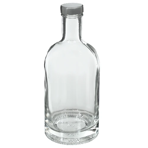 Miss Barku 700 ml Flasche - Schraubverschluss, weiß  - 1 ['Alkoholflasche', ' dekorative Alkoholflaschen', ' Glasflasche für Alkohol', ' Flaschen für Selbstgebrannten für die Hochzeitsfeier', ' Flasche für Likör', ' dekorative Flaschen für Likör']