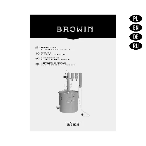 Modularer Destillator 30 L Ragnar - elektrisch - 14 ['Browin Destillator', ' modulare Destillatoren', ' Rückfluss kalte Finger', ' Destillator mit Absatzbehälter', ' Elektro-Destillatoren']