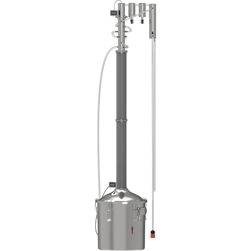 Modularer Destillator Convex elektrisch 30 L - Perun - 2 ['Browin-Destillator', ' modulare Destillatoren', ' Destillator mit Absatzbehälter', ' modularer Destillator', ' Absatzbehälter für Destillator', ' reines Destillat', ' Destillier-Set', ' gewölbter Deckel', ' Deckel vom Typ Convex', ' Destillationsbehälter mit Deckel', ' ausbaubares Destillier-Set', ' Destillation auf verschiedenen Wärmequellen', ' Destillator 30 L', ' Kalte Finger']