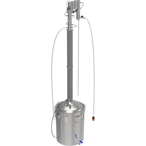 Modularer Destillator Convex elektrisch 60 L - Perun XXL - 2 ['Browin-Destillator', ' modulare Destillatoren', ' Destillator mit Absatzbehälter', ' modularer Destillator', ' Absatzbehälter für Destillator', ' reines Destillat', ' Destillier-Set', ' gewölbter Deckel', ' Deckel vom Typ Convex', ' Destillationsbehälter mit Deckel', ' ausbaubares Destillier-Set', ' Destillation auf verschiedenen Wärmequellen', ' Destillator 60 L', ' Kalte Finger']