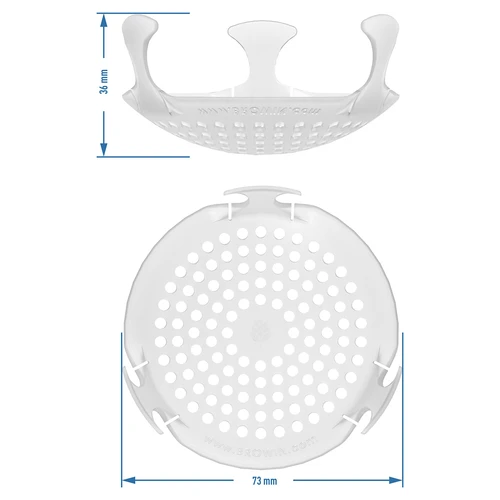 Niederhalter - Sieb für Einmachprodukte - Ø 82 - 3 ['zum Einlegen von Gurken', ' eingelegte Rüben', ' eingelegte Gurken', ' Drucksieb', ' selbstgemachter Essig', ' zum Einlegen', ' Apfelessig', ' Sieb für Konserven']