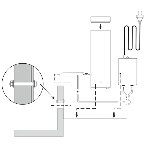 Rauchgenerator DragON Jet 1 mit Elektropumpe dragON Air - 9 ['Rauchgenerator', ' Rauchgenerator für den Räucherofen', ' Räuchern', ' Kalträuchern', ' Warmräuchern', ' Generator von Räucherrauch', ' Raucherzeuger', ' Räucherspäne', ' Rauch', ' Kaltrauch', ' Rauchgenerator mit abnehmbarem Füllrohr', ' Rauchgenerator mit Pumpe', ' Rauchgenerator mit Elektropumpe', ' bester Rauchgenerator', ' universeller Rauchgenerator', ' Rauchgenerator für alle Räucheröfen']