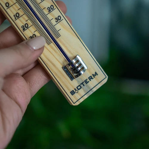 Raumthermometer aus Holz mit verstärktem Schutz der Kapillare (-30°C bis +50°C) 20cm - 4 ['Innenthermometer', ' Raumthermometer', ' Heimthermometer', ' Thermometer', ' Raumthermometer aus Holz', ' Thermometer mit lesbarer Skala', ' Thermometer mit verstärkter Kapillare']