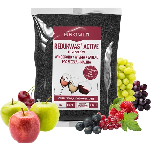 Redukwas® Active für Moste - Säureregulator 460 g - 4 ['Reduktion des Säuregehaltes', ' Calciumcarbonat', ' Entsäuerung von Most', ' Verringerung des Säuregehaltes von Most', ' für Wein', ' Hauswein', ' Senkung des Säuregehaltes', ' Reduktion des Säuregehaltes', ' Weine aus sauren Früchten', ' Traubenwein', ' Johannisbeerwein', ' Himbeerwein', ' Kirschwein', ' Apfelwein', ' wie man schmackhaften Fruchtwein macht', ' wie man guten Traubenwein macht', ' Reduzierung der Säure im Most', ' Weinmittel', ' Säuregehalt in der Önologie', ' ausgewogener Säuregehalt', ' mineralische Entsäuerung']