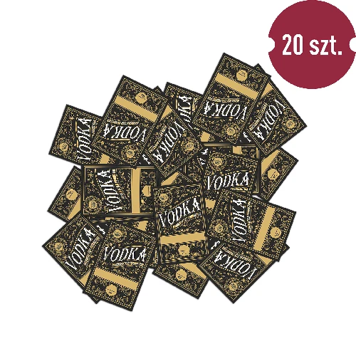 Selbstklebende Etiketten 60x90 mm für Flaschen, Schnaps, schwarz, 20 St. - 3 ['Etiketten für Alkohol schwarz', ' elegante Etiketten', ' Haftetikett', ' Klebeetikett', ' Papieretikett', ' Flaschenetikett', ' Glasetikett']