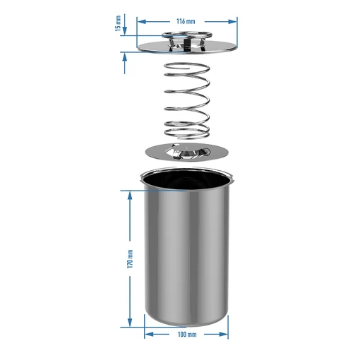 Set mit Wassermantel Schinkenkocher 1,5 kg + Topf - 14 ['browin schinkenkocher', ' schinkekocher', ' Schinkenküchenmaschine', ' Schinkenküchenmaschine 1', '5 kg', ' Schinkenküchenmaschine mit Topf', ' Schinkenküchenmaschine mit Wassermantel', ' Schinkenkocher mit Flansch Schinkensäckchen', ' Schinkensäckchen', ' Schinkenthermometer', ' Geschenk']