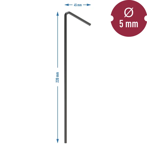 Stifte fürs Zelt - gerade - 6 ['zum Befestigen von Zelten', ' Zeltstifte', ' Zeltpflöcke', ' Anker für Unkrautvlies', ' Anker', ' Stifte für Maulwurfsnetze', ' Stift für Unkrautvlies', ' Zeltbefestigungsstifte', ' Gewächshausstifte', ' Gartenstifte', ' Befestigungsstifte', ' Heringe', ' Befestigungsheringe', ' Zeltheringe', ' Stahlstifte', ' Stifte 22 cm']