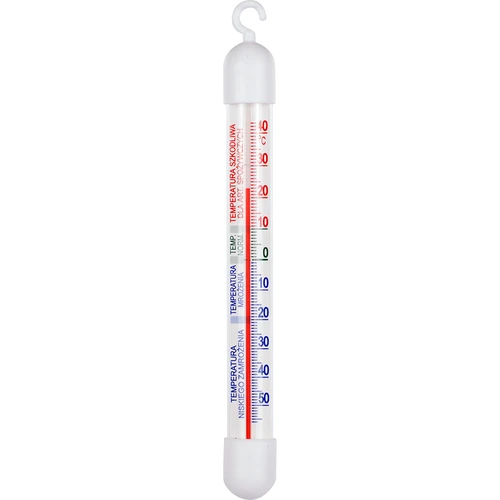 Thermometer für Kühl- und Gefrierschränke (-50°C bis +40°C) 17cm  - 1 ['Kühlschrankthermometer', ' Küchenthermometer', ' kulinarische Thermometer', ' Küchenthermometer', ' Küchenthermometer', ' Gefrierthermometer', ' Gefrierthermometer', ' Flüssigkeitsthermometer', ' Präzisionsthermometer', ' Kapillarthermometer', ' Thermometer für Haushaltskühl- und Gefrierschränke']