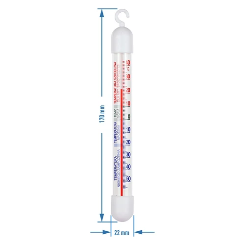 Thermometer für Kühl- und Gefrierschränke (-50°C bis +40°C) 17cm - 2 ['Kühlschrankthermometer', ' Küchenthermometer', ' kulinarische Thermometer', ' Küchenthermometer', ' Küchenthermometer', ' Gefrierthermometer', ' Gefrierthermometer', ' Flüssigkeitsthermometer', ' Präzisionsthermometer', ' Kapillarthermometer', ' Thermometer für Haushaltskühl- und Gefrierschränke']