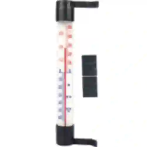 Anschraubbarer Fensterthermometer Anthrazit (-70°C bis +50°C) 23cm