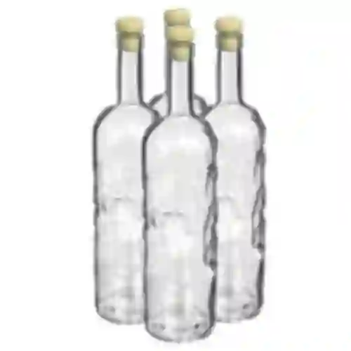 Flasche Eisland 1 L mit Korken, 4 St.