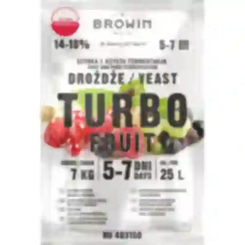 Turbo-Hefe Frucht 5-7 Tage, 40 g