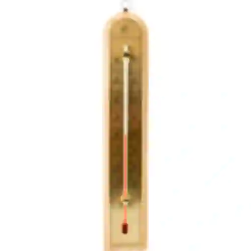 Zimmerthermometer mit goldfarbener Skala, von -10 bis 60°C
