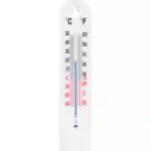 Zimmerthermometer weiß (-40°C bis +50°C) 40cm