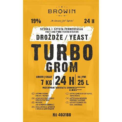 Turbo-Hefe Grom 24h, 180 g - 2 ['Hefe für Alkohol', ' Hefe für Spiritus', ' Hefe für Mondschein', ' Hefe für Samogon', ' Mondschein', ' Samogon', ' Mondschein']