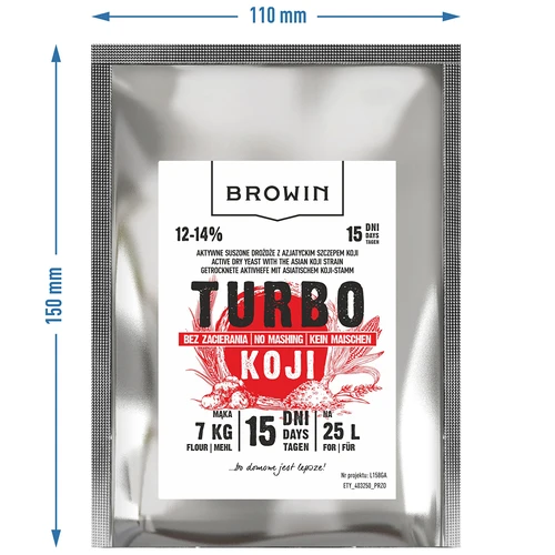 Turbo-Hefe Koji, 50 g - 7 ['Koji-Hefe', ' Koji-Pilz', ' Roggenschnaps', ' Kartoffelschnaps', ' Kaltmaischen', ' Hefe für Alkohol', ' Hefe für Selbstgebrannten', ' Brennhefe', ' ohne Maischen', ' Hefe für Getreide', ' fur Whiskey', ' drożdże do Whisky']