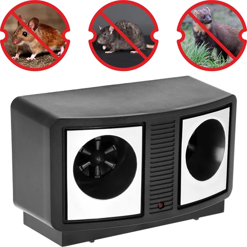 Ultraschall-Schreckmittel für Mäuse, Ratten und Marder. LED symbol:730712