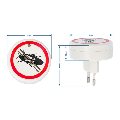 Ultraschall-Insektenschreck - für den Heimgebrauch - 6 ['Abwehrmittel', ' Insektenschreck', ' Ultraschall-Insektenschreck', ' elektrischer Insektenschreck']