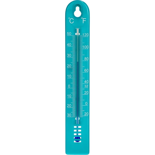 Universal-Thermometer, blau (-30°C bis +50°C) 17cm  - 1 ['Thermometer', ' Universalthermometer', ' Kunststoffthermometer', ' Thermometer mit lesbarer Skala', ' Thermometer mit doppelter Skala', ' Thermometer für Räume mit hoher Luftfeuchtigkeit']