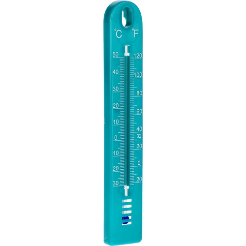 Universal-Thermometer, blau (-30°C bis +50°C) 17cm - 2 ['Thermometer', ' Universalthermometer', ' Kunststoffthermometer', ' Thermometer mit lesbarer Skala', ' Thermometer mit doppelter Skala', ' Thermometer für Räume mit hoher Luftfeuchtigkeit']