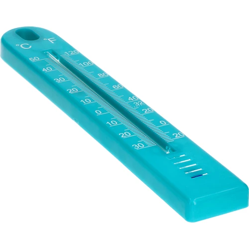 Universal-Thermometer, blau (-30°C bis +50°C) 17cm - 3 ['Thermometer', ' Universalthermometer', ' Kunststoffthermometer', ' Thermometer mit lesbarer Skala', ' Thermometer mit doppelter Skala', ' Thermometer für Räume mit hoher Luftfeuchtigkeit']