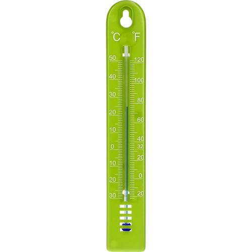 Universal-Thermometer, grün (-30°C bis +50°C) 17cm  - 1 ['Thermometer', ' Universalthermometer', ' Kunststoffthermometer', ' Thermometer mit lesbarer Skala', ' Thermometer mit doppelter Skala', ' Thermometer für Räume mit hoher Luftfeuchtigkeit']