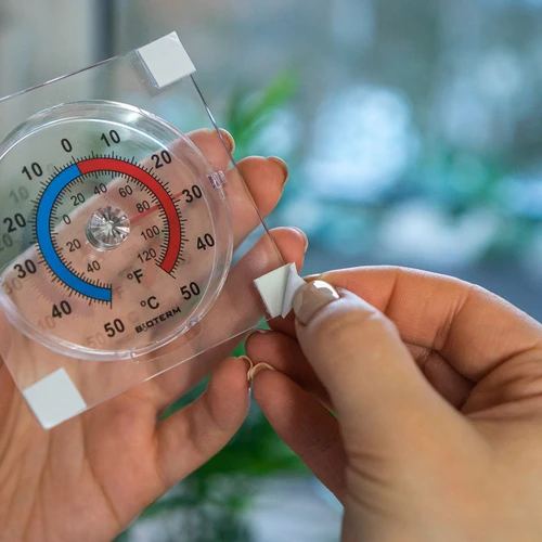 selbstklebendes Thermometer für innen und aussen