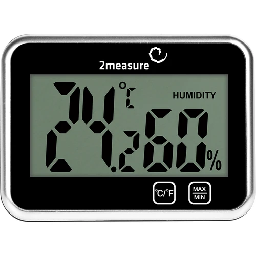 Wetterstation – Elektronisches, Kabellose, schwarz - 2 ['Wetterstation', ' Haus-Wetterstation', ' Temperatur', ' Umgebungstemperatur', ' Temperaturüberwachung', ' Elektrothermometer', ' Innenthermometer', ' Feuchtigkeitsmesser', ' Thermometer mit Hygrometer', ' Thermometer mit Feuchtigkeitsmesser', ' Luftfeuchtigkeitsmesser ', ' Wetterstation']