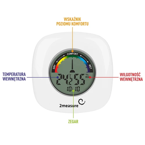 Wetterstation – Elektronisches, Kabellose, weiß - 5 ['Wetterstation', ' Haus-Wetterstation', ' Temperatur', ' Umgebungstemperatur', ' Temperaturüberwachung', ' Elektrothermometer', ' Innenthermometer', ' Feuchtigkeitsmesser', ' Thermometer mit Hygrometer', ' Thermometer mit Feuchtigkeitsmesser', ' Luftfeuchtigkeitsmesser']