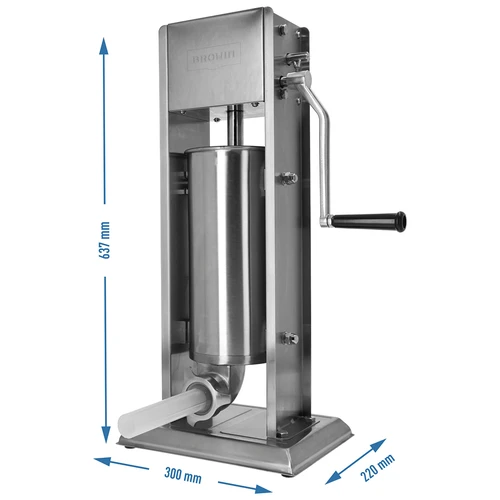 Wurstfüller vertikal premium 5 L - 12 ['Wurstfüller', ' vertikaler Wurstfüller', ' bester Wurstfüller', ' Wurstmaschine', ' Maschine für das Herstellen von Würsten', ' Set für das Herstellen von Würsten', ' vertikale Wurstmaschine', ' Trichter für Wurstfüller', ' neuartiger Wurstfüller', ' Wurstfüller für 5 L', ' Wurstherstellung zuhause', ' Wurstfüller für Zuhause']