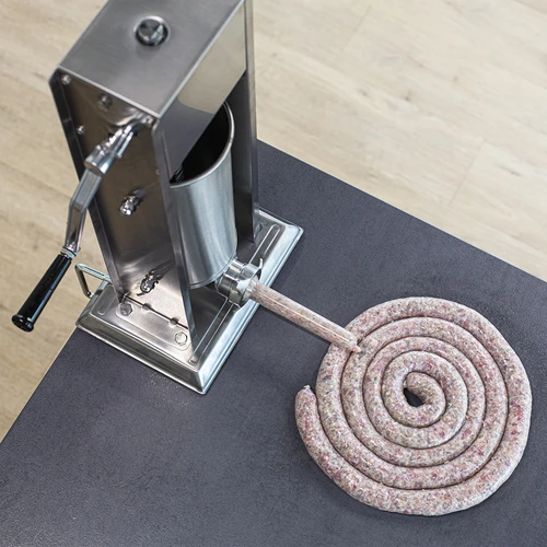 Wurstfüller vertikal premium 7 L - 16 ['Wurstfüller', ' vertikaler Wurstfüller', ' bester Wurstfüller', ' Wurstmaschine', ' Maschine für das Herstellen von Würsten', ' Set für das Herstellen von Würsten', ' vertikale Wurstmaschine', ' Trichter für Wurstfüller', ' neuartiger Wurstfüller', ' Wurstfüller für 7 L', ' Wurstherstellung zuhause', ' Wurstfüller für Zuhause']