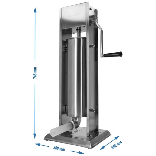 Wurstfüller vertikal premium 7 L - 12 ['Wurstfüller', ' vertikaler Wurstfüller', ' bester Wurstfüller', ' Wurstmaschine', ' Maschine für das Herstellen von Würsten', ' Set für das Herstellen von Würsten', ' vertikale Wurstmaschine', ' Trichter für Wurstfüller', ' neuartiger Wurstfüller', ' Wurstfüller für 7 L', ' Wurstherstellung zuhause', ' Wurstfüller für Zuhause']