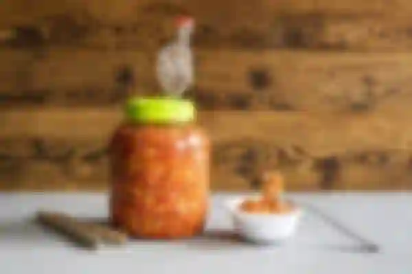 Pikantes Kimchi mit Apfel